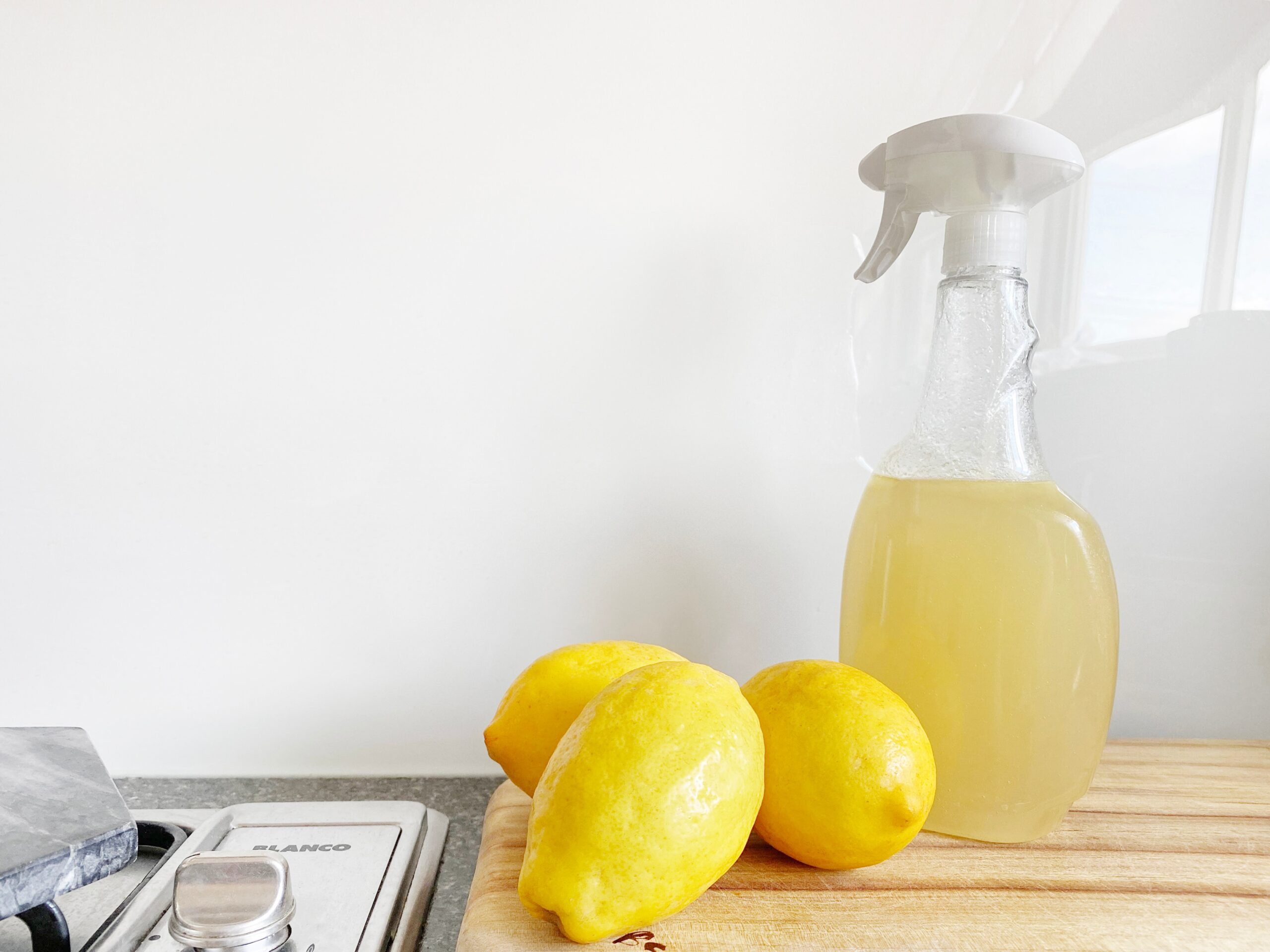 Lemons and Natural Cleaning Spray